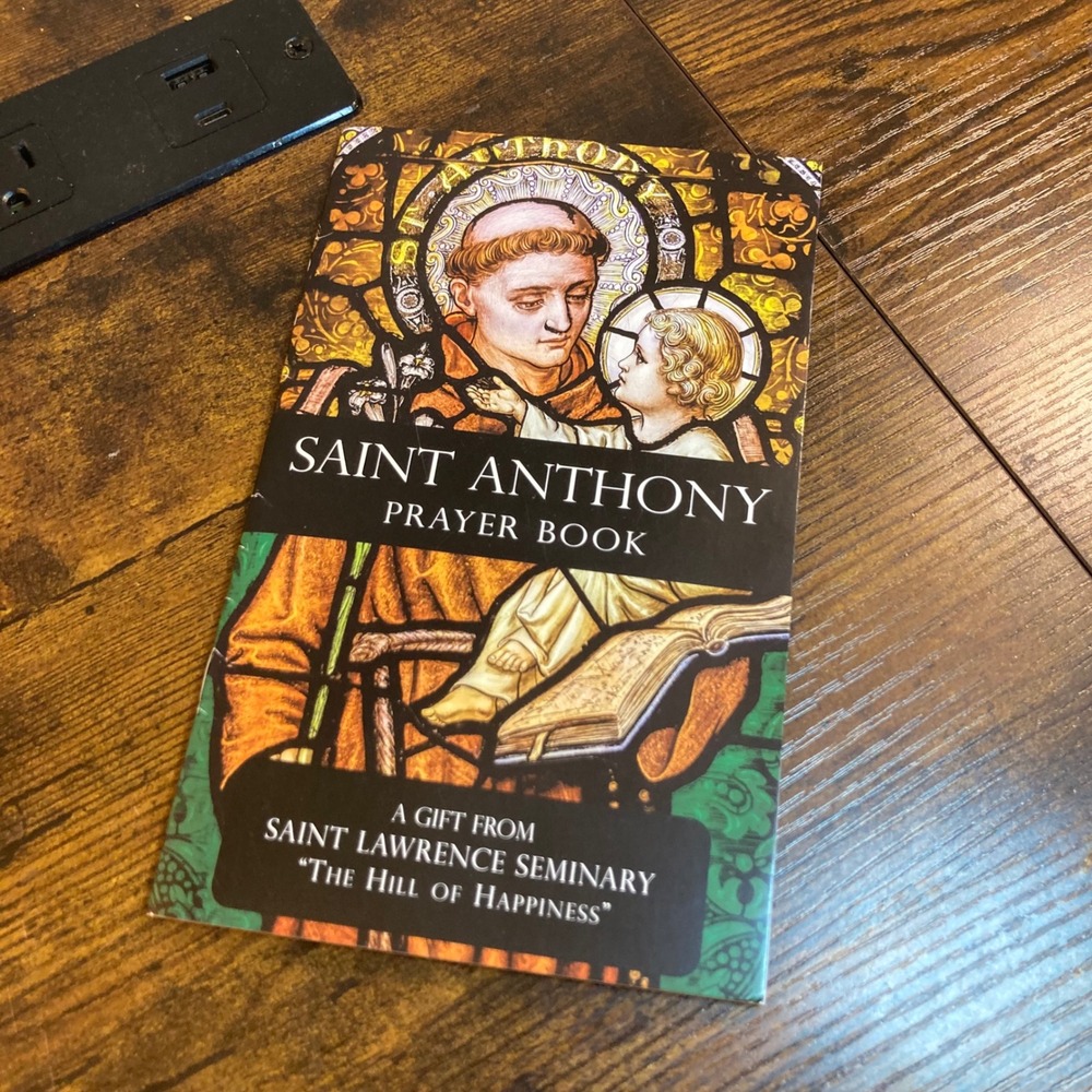Saint Anthony Prayer Book Saint Lawrence Seminary Catholic Devotional Booklet